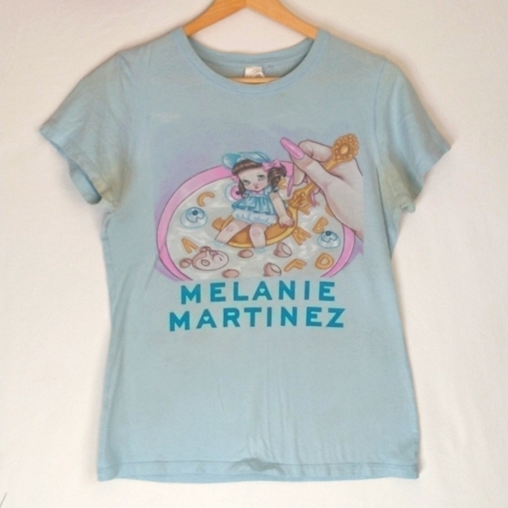 Melanie Martinez Vintage Cereal Bowl Blue 2000s T Shirt Y2K 90s Vintage Retro M